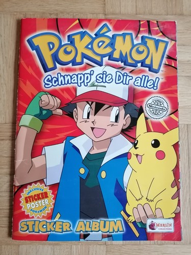 Merlin pokemon stickeralbum - merlin,