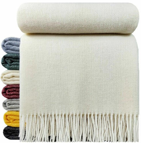 Wolldecke plaid 140x200cm - plaid,