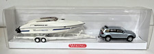 Wiking 1:87 0970140 VW Touareg mit Motor Boot u. Trailer - TOP + OVP A1270