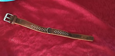 Halsband Hundehalsband 44 cm Leder VK an Tierschutz Nieten