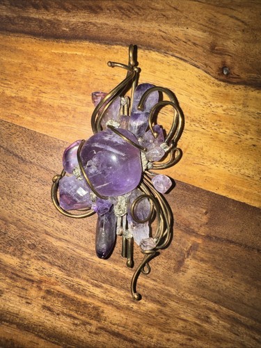 Brosche vintage amethyst - vintage,