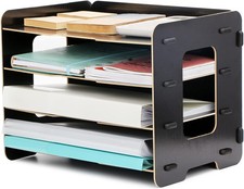 EXERZ Aktenordner aus Holz, 4