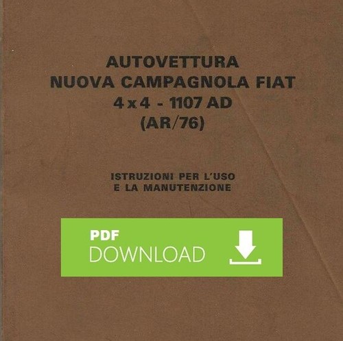 Fiat campagnola ar76 - ar76, 1107ad