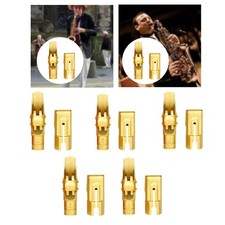 Altsaxophon-Mundstück mit Kappe, Saxophon-Ligaturen, Verschluss für Schüler