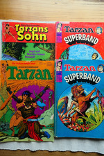 Tarzan Paket 4 x Comic alt und selten