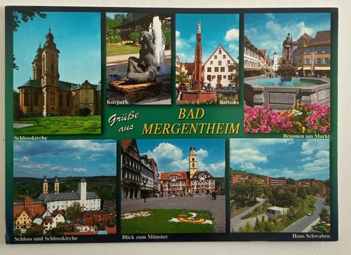 Bad mergentheim postkarte - ak,