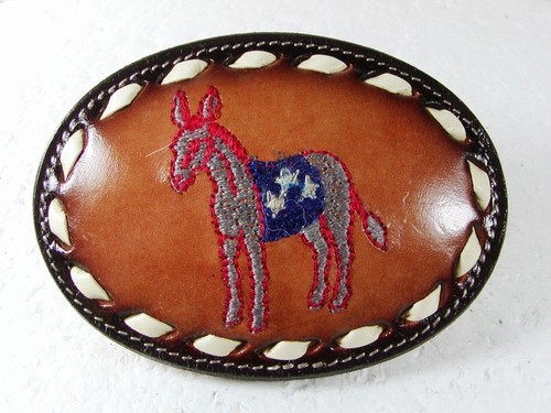 Western cowboy demokrat - western, esel