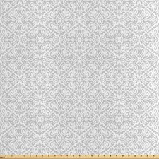 Damast-Grau Satin Stoff als