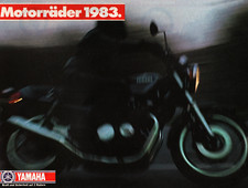 Prospekt Yamaha Motorrad Programm 1983 