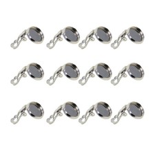 6 Paar Damen Ohrclips, 10 mm