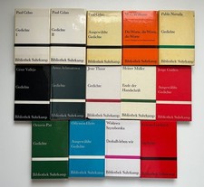 Lyrik-Konvolut von 14 Bänden
