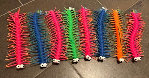 Wuschelwurm fluffy wurm - 8x,