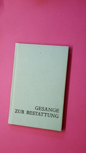 207662 gesänge zur bestattung - 207662,