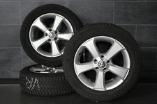 Original VW Passat Eos Sciroco Alufelgen 8mm Winterräder Conti 205 55 r16