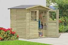 Gerätehaus Kiefer Geräteschuppen Holzhütte Holz Gartenhaus Holzhaus Schuppen