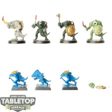 Lizardmen - Lizardmen klassisch - teilweise bemalt