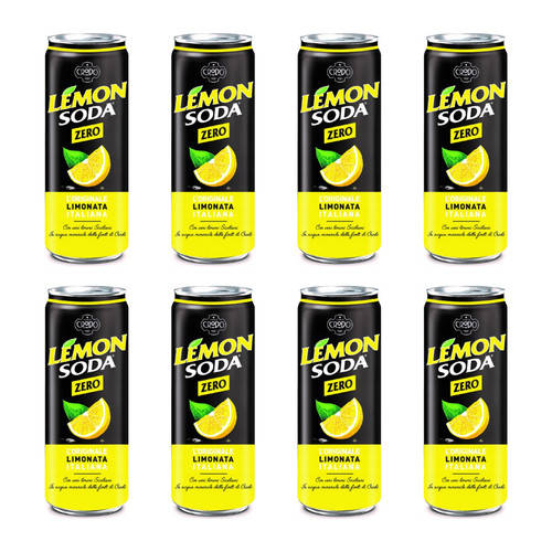Lemon soda zero 330ml - lemon,