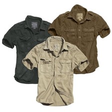 SURPLUS 1/2 US RAW VINTAGE SHIRT HEMD KURZARM WASHED MILITARY ARMY HERREN S-XXL