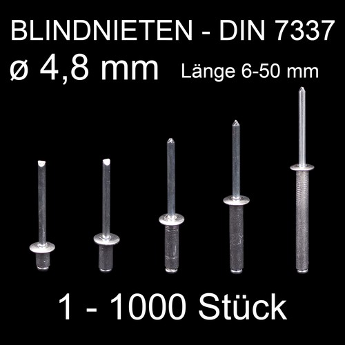 Blindnieten popnieten alu - popnieten,