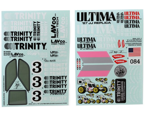 Kyosho dekorbogen für ultima - für,