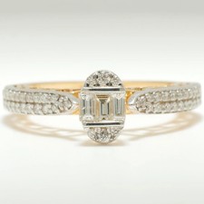 0.57Ct Natural Diamond Band
