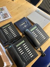 Telefonanlage, 3xSiemens Optiset, Tiptel 332 Anrufbeantworter, H150E Office One