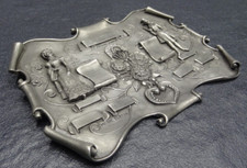 Zinn-Platte Ahnentafel Familien Stammbaum Stammtafel Silber Hochzeit Geschenk