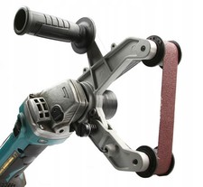 Rohrbandschleifer Vorsatz für Winkelschleifer Schleifadapter