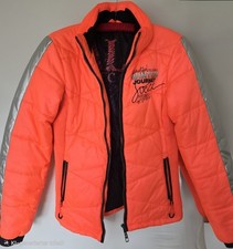 Damen Winterjacke Neon Orange