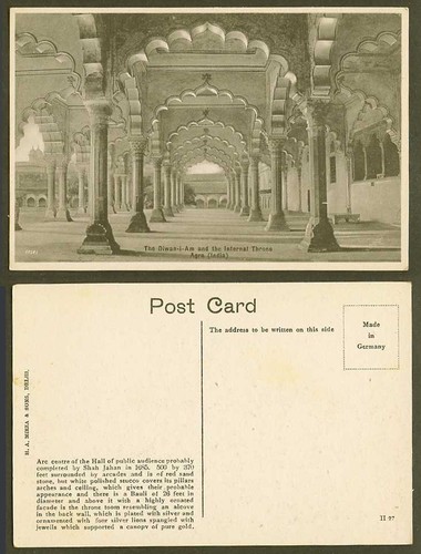 Indien alte postkarte - alte,