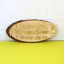 Stammtisch Schild Holz