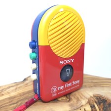 My First Sony Walkman WM-3040 Cassette Player Rot Teildefekt