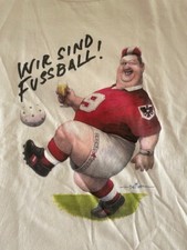 Fan-Shirt Euro 2008 Österreich Manfred Deix für Sammler Gr. M