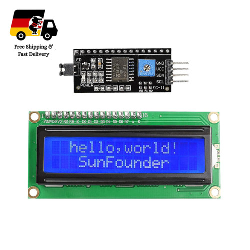 Sunfounder iic 1602 lcd modul - sunfounder,
