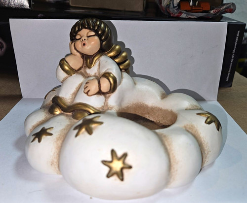 Thun keramik figur engel auf - figur,