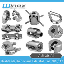 Drahtseilklemmen Kauschen