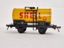 Fleischmann 465 Sh Tankwagen Shell Güterwagen Spur 0 Blechspielzeug