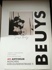Plakat Joseph Beuys A11 Artforum 1990 München Original  DIN A0 TOP!