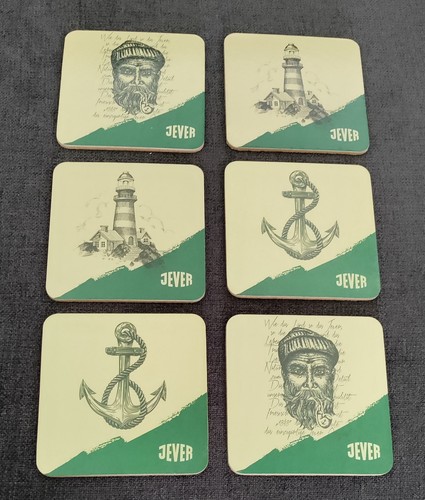 Korkuntersetzer jever 6 - korkuntersetzer,, jever,