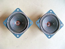 2 Isophon- Lautsprecher, Hochton, 6,5 cm Durchmesser, geprüft.