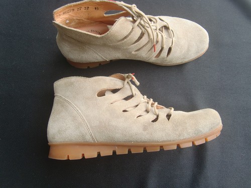 Edle think schnürschuhe beige - think,