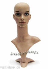 Schaufensterpuppe Dekobüste bewegliche Kopf weiblich 