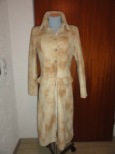 Damen lammfellimitat mantel - damen,