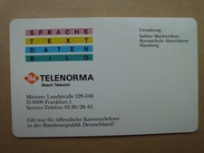 K 709   01.93, Telefonkarte