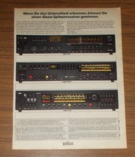 Seltene Werbung vintage BRAUN