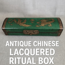 Antike chinesische Lackdose