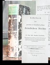 1805 Strafrecht Jura Feuerbach