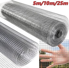 Maschendrahtzaun Drahtzaun Volierendraht Hasendraht Drahtgitter Gartenzaun 25m