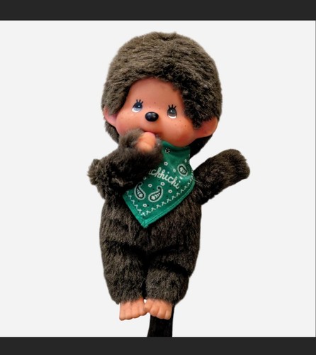 Vintage monchhichi with green - vintage,