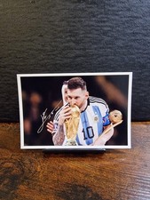 Lionel Messi Autogrammkarte